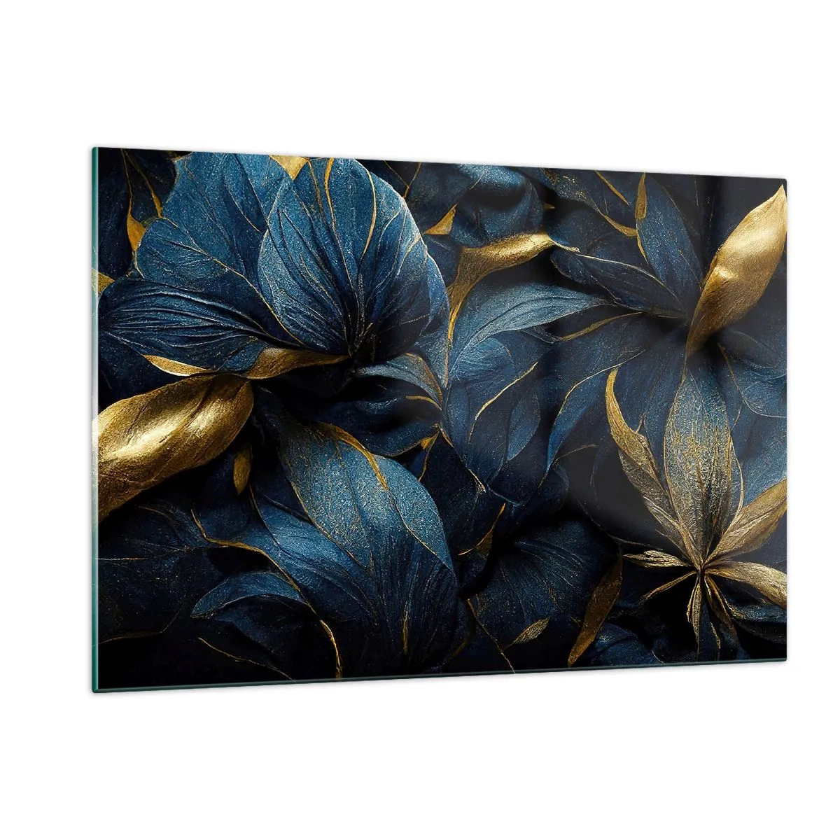 Tablou pe sticlă - Căptușită cu aur - 120x80 cm