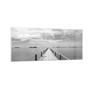 Tablou pe sticlă - Ce zici de o călătorie... - 100x40 cm