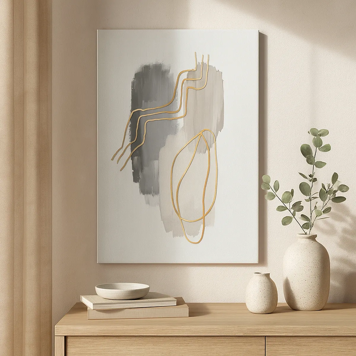 Tablou pe pânză - Persistență și mișcare - 50x70 cm