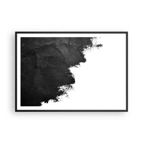 Poster în ramă neagră - Elemente: pământ - 100x70 cm