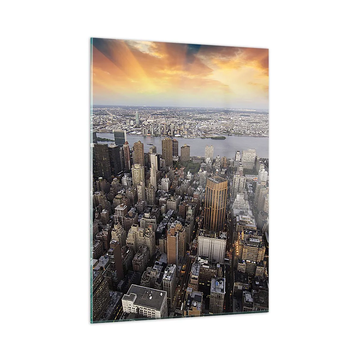 Tablou pe sticlă - Inima care bate în timpul nostru - 50x70 cm
