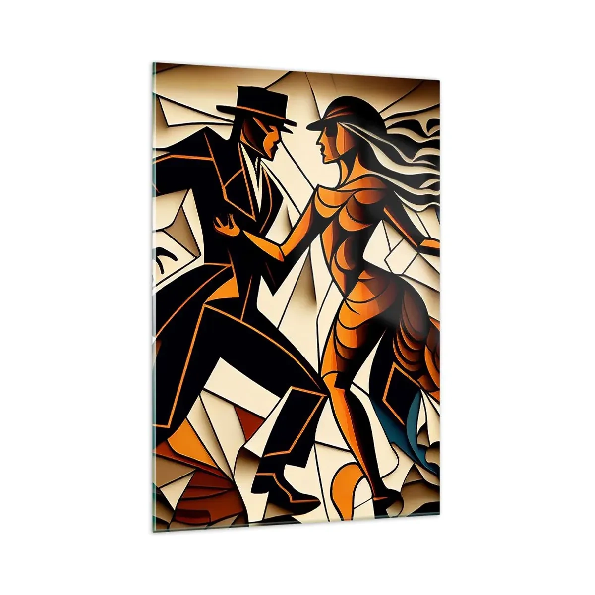 Tablou pe sticlă - Dans cu pasiune - 70x100 cm