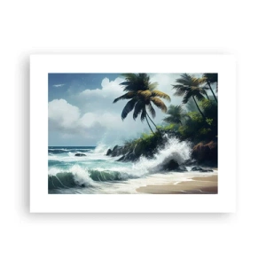 Poster - Pe un țărm tropical - 40x30 cm