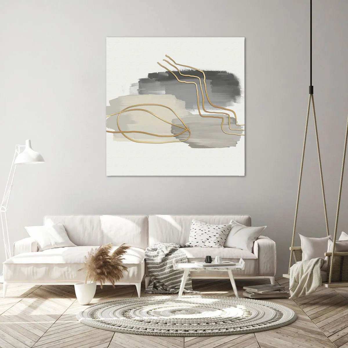 Tablou pe pânză - Persistență și mișcare - 30x30 cm