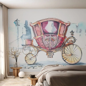 Tapet Premium Canvas - Pentru nuntă sau pentru bal? - Pentru copii, Transport, excursie - 350x256 cm