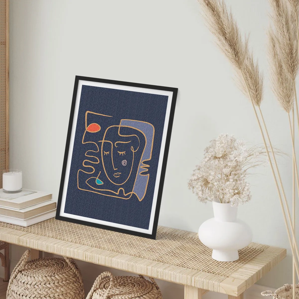 Poster în ramă neagră - În reverie - 61x91 cm