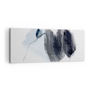 Tablou pe pânză - Intensitate și mișcare - 100x40 cm