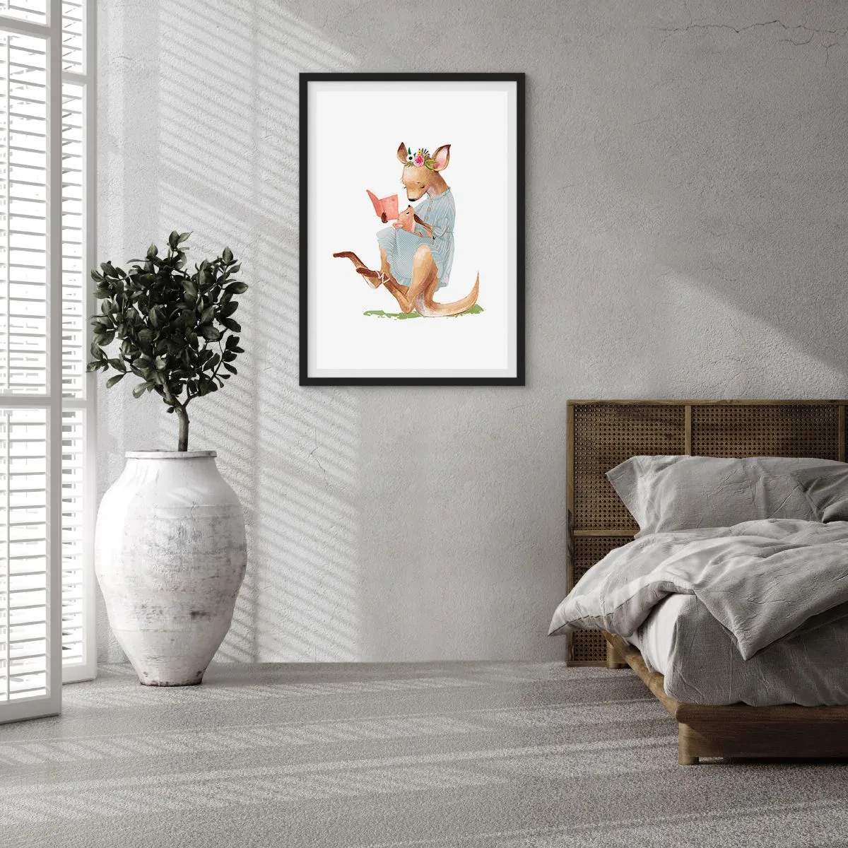 Poster în ramă neagră - Citește-mi, mamă - 61x91 cm