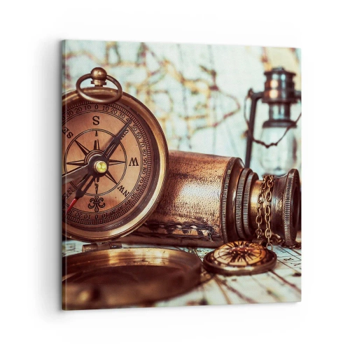 Tablou pe pânză - Te așteaptă o aventură cu pirați în Caraibe - 60x60 cm