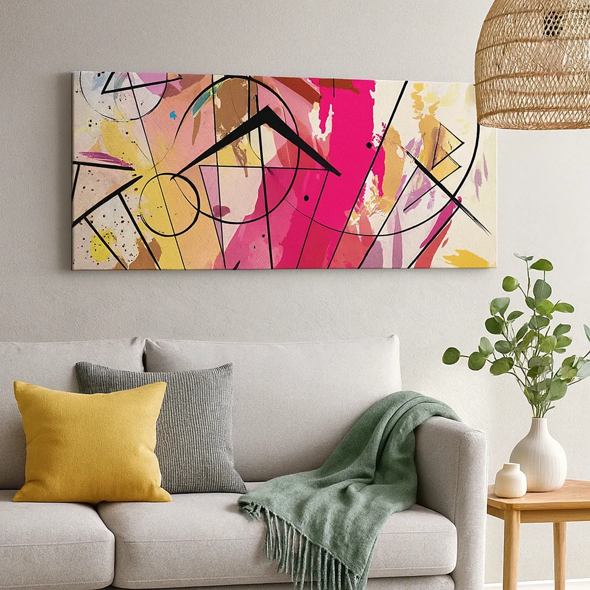 Tablou pe pânză - Explozie - 30x30 cm