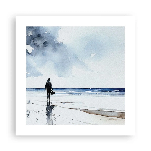 Poster - Vorbind cu marea - 40x40 cm
