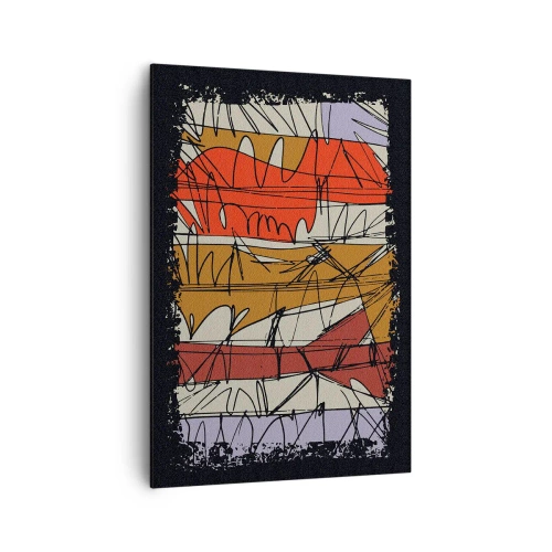 Tablou pe pânză - Compoziție spontană - 70x100 cm