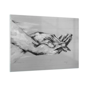 Tablou pe sticlă - Începutul... - 100x70 cm
