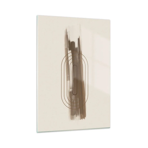 Tablou pe sticlă - O adiere de gri - 50x70 cm