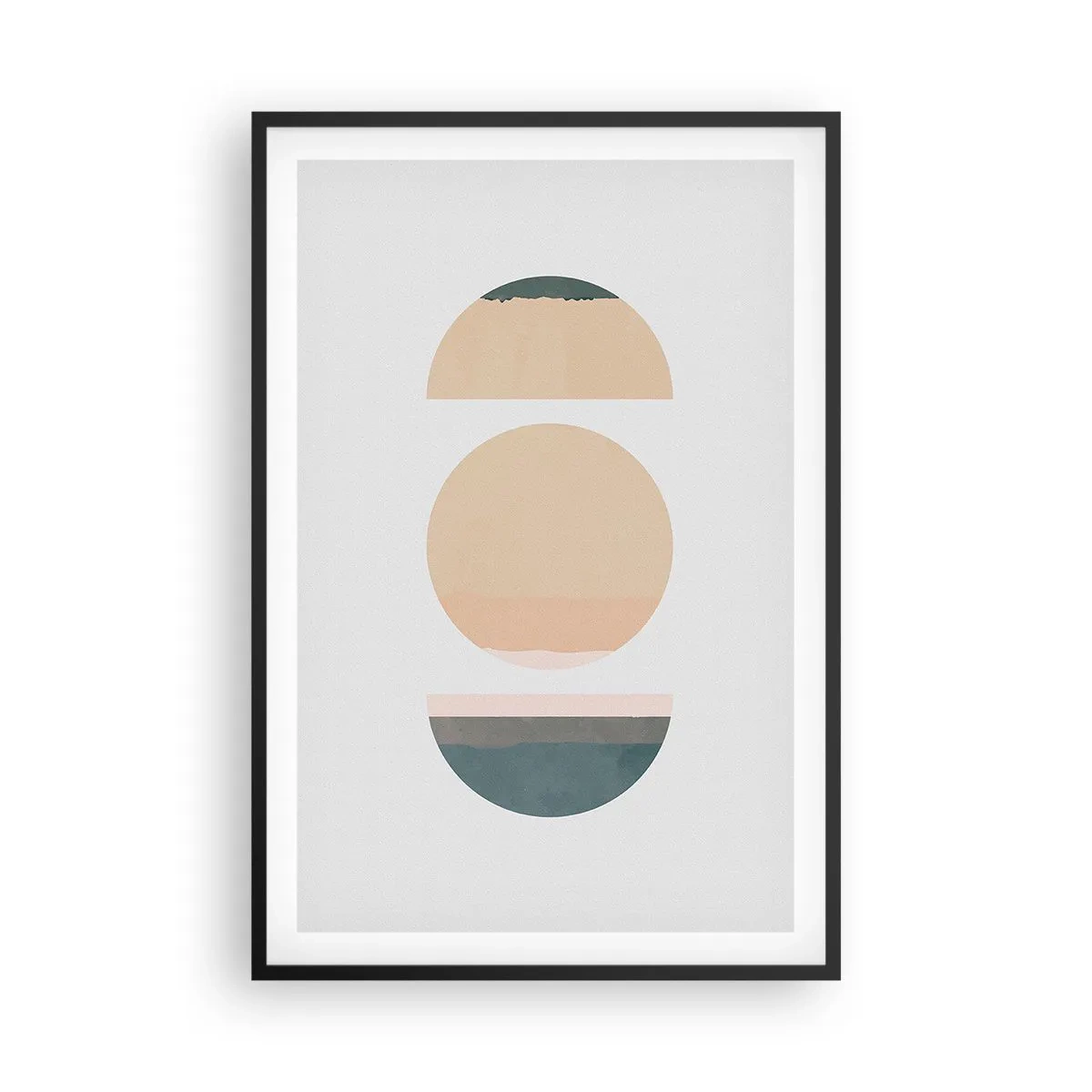 Poster în ramă neagră - Roată cu roată - 61x91 cm