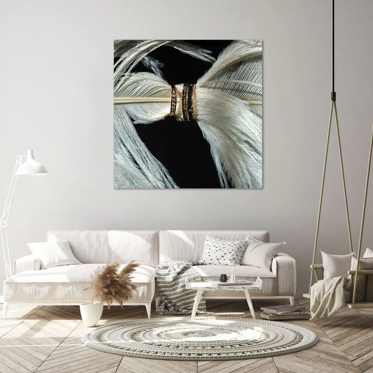 Tablou pe pânză - ...și nu te voi părăsi.. - 40x40 cm