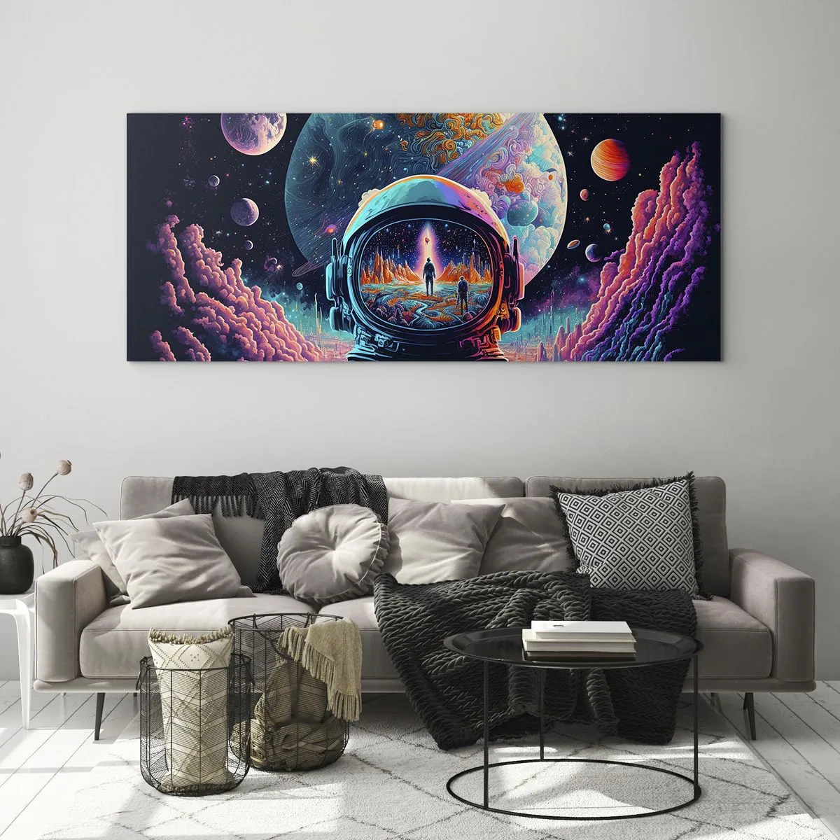 Tablou pe sticlă - Visul nevisat al filozofiilor - 100x40 cm