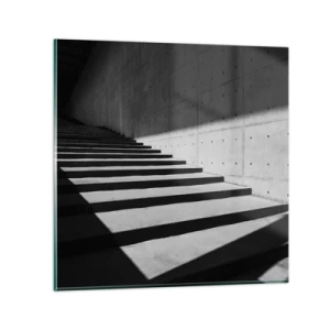 Tablou pe sticlă - Frumusețea brută a modernismului - 50x50 cm