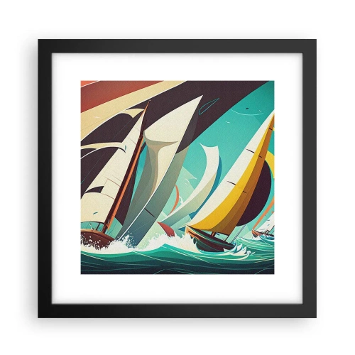 Poster în ramă neagră - Voinici și învingători - 30x30 cm