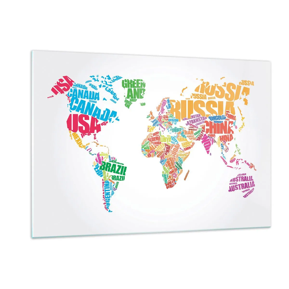 Tablou pe sticlă - Vreau să le cunosc pe toate - 120x80 cm