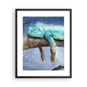 Poster în ramă neagră - Este bine! - 40x50 cm