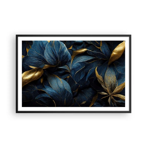 Poster în ramă neagră - Căptușită cu aur - 91x61 cm