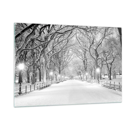 Tablou pe sticlă - Cele patru anotimpuri – iarna - 120x80 cm