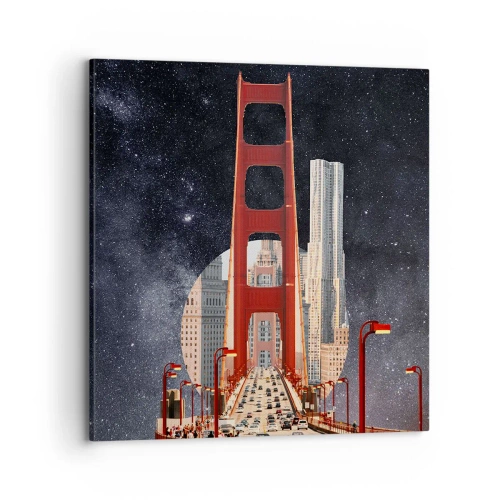 Tablou pe pânză - Întotdeauna în centru - 70x70 cm