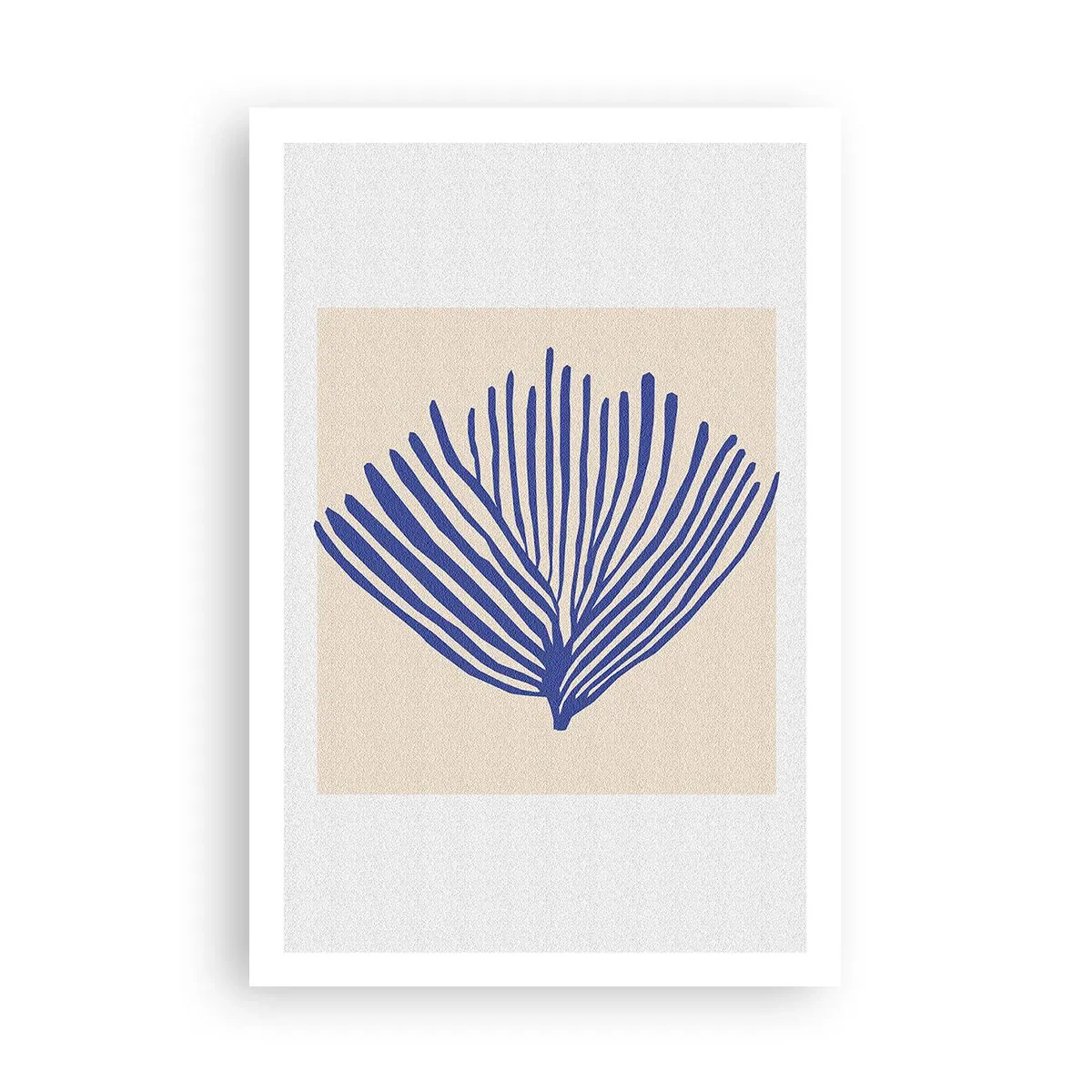 Poster - Evantai albastru - 61x91 cm