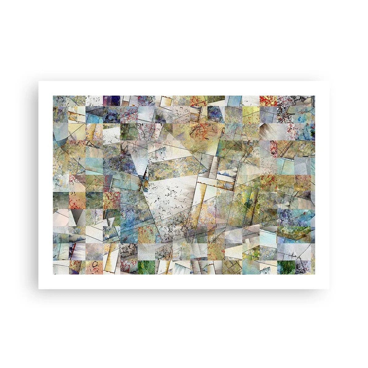Poster - Remaniere geometrică - 70x50 cm