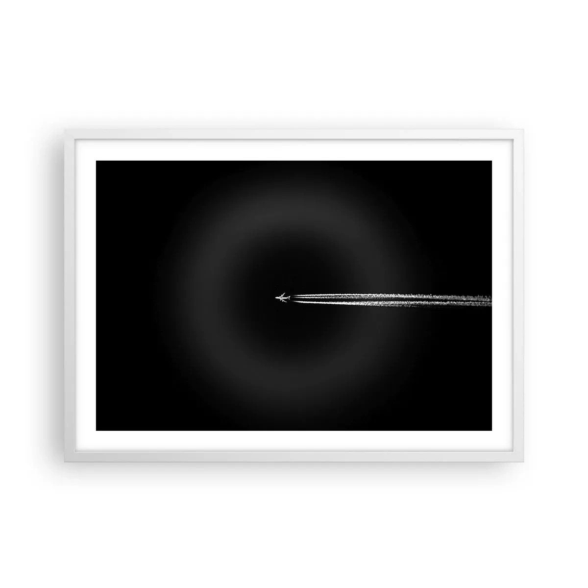 Poster în ramă albă - Într-o altă dimensiune - 70x50 cm