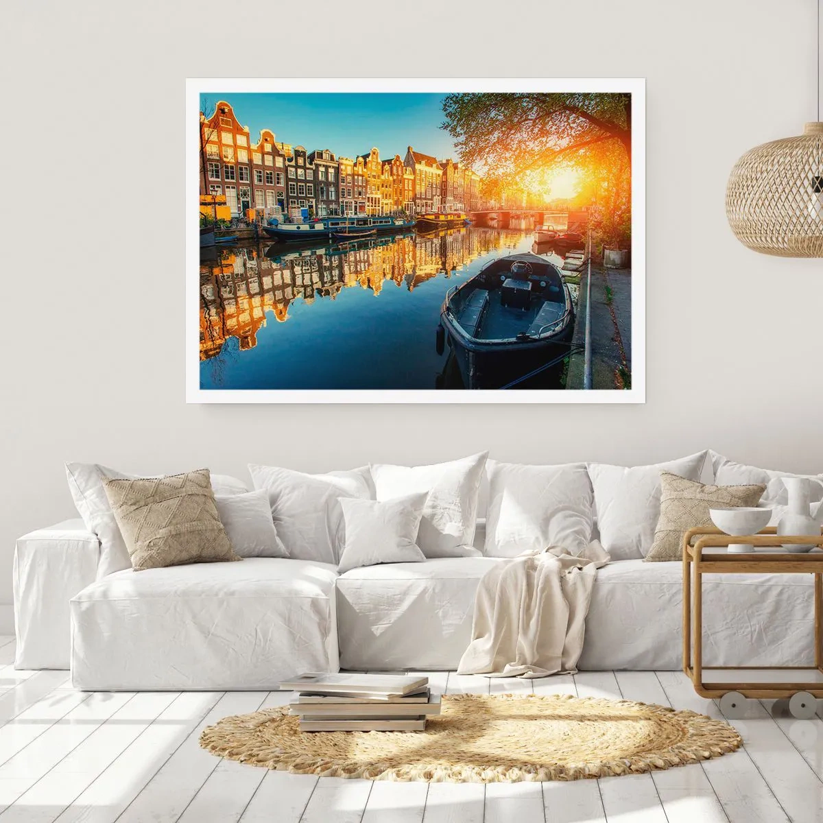 Poster - Dimineața în Amsterdam - 100x70 cm