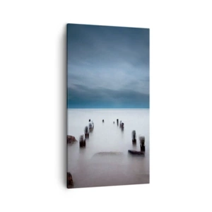 Tablou pe pânză - Un lac în ceața calmă - 45x80 cm