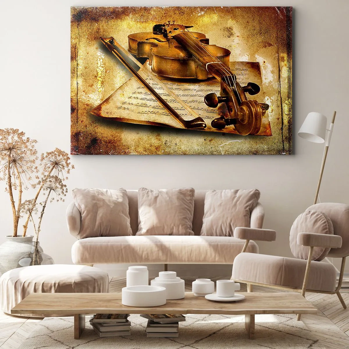 Tablou pe pânză - Virtuozitate necesară imediat - 120x80 cm