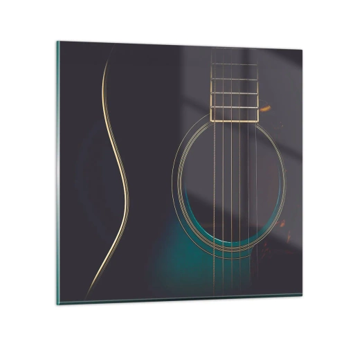 Tablou pe sticlă - O clipă înainte de a suna - 60x60 cm