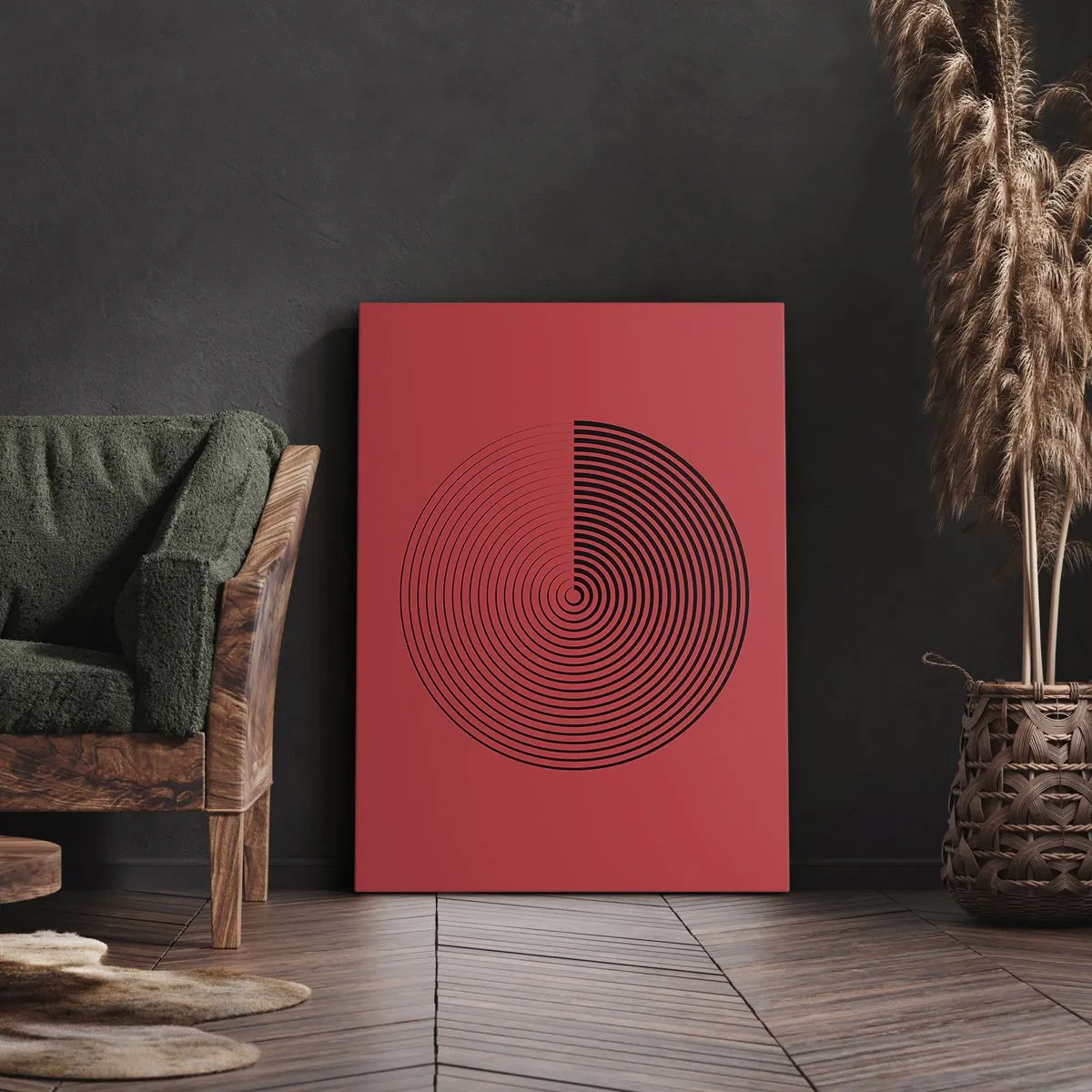 Tablou pe pânză - Mișcare circulară - 45x80 cm