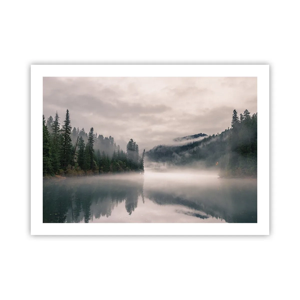 Poster - În reverie, în ceață - 70x50 cm