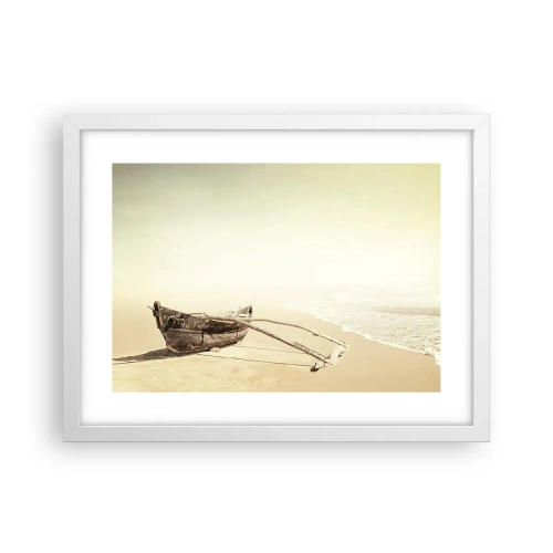 Poster în ramă albă - O amintire din Mările Sudului - 40x30 cm