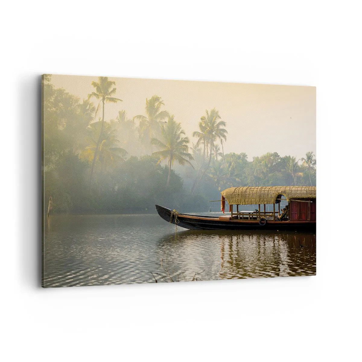 Tablou pe pânză - Casă pe râu - 100x70 cm