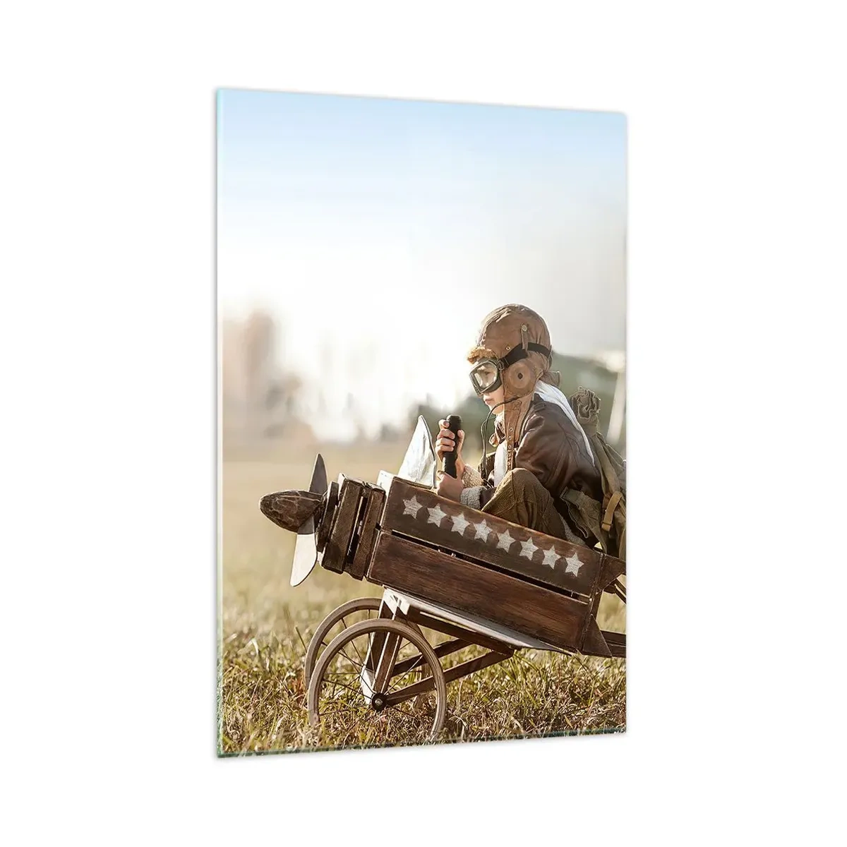 Tablou pe sticlă - Porniți spre vis - 80x120 cm