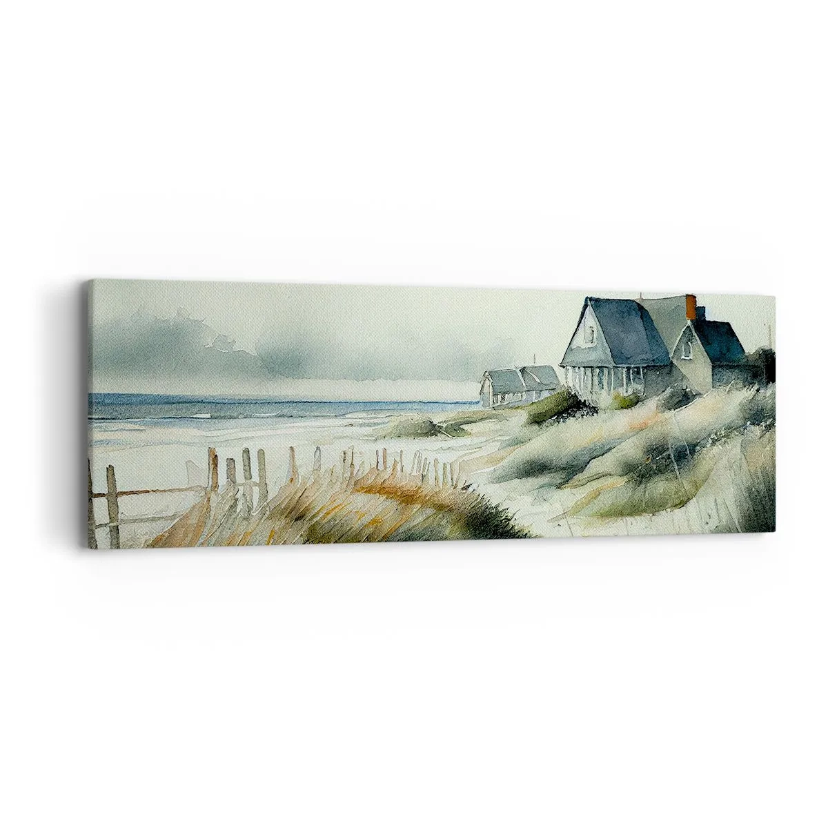 Tablou pe pânză - Departe de agitație - 90x30 cm