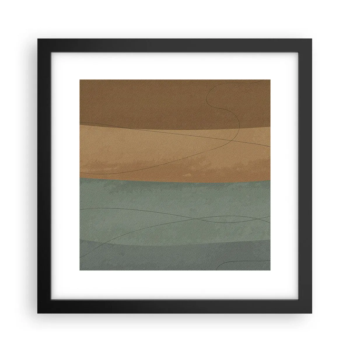Poster în ramă neagră - Compoziție orizontală - 30x30 cm