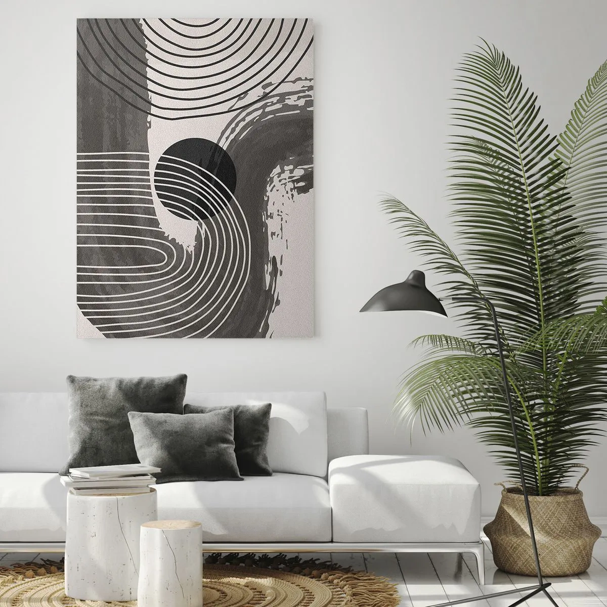 Tablou pe sticlă - Ovalul câștigă - 50x70 cm