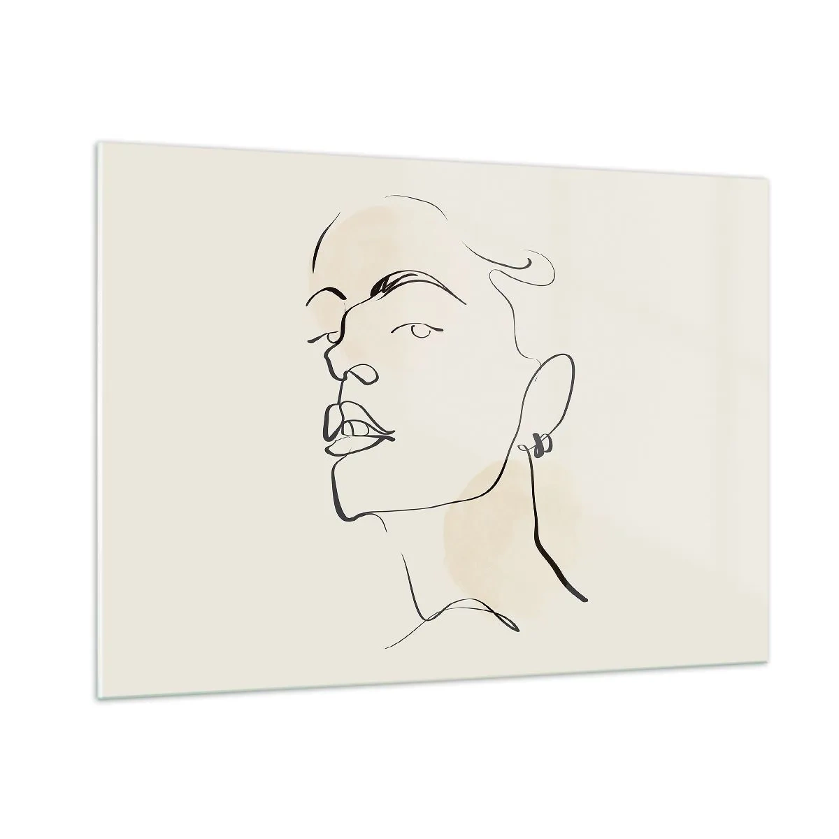 Tablou pe sticlă - O privire mândră - 100x70 cm