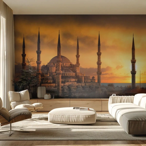 Tapet Autoadeziv Deluxe Sticker - Dumnezeu este mare - Arhitectură, Moschee, Istanbul - 450x315 cm