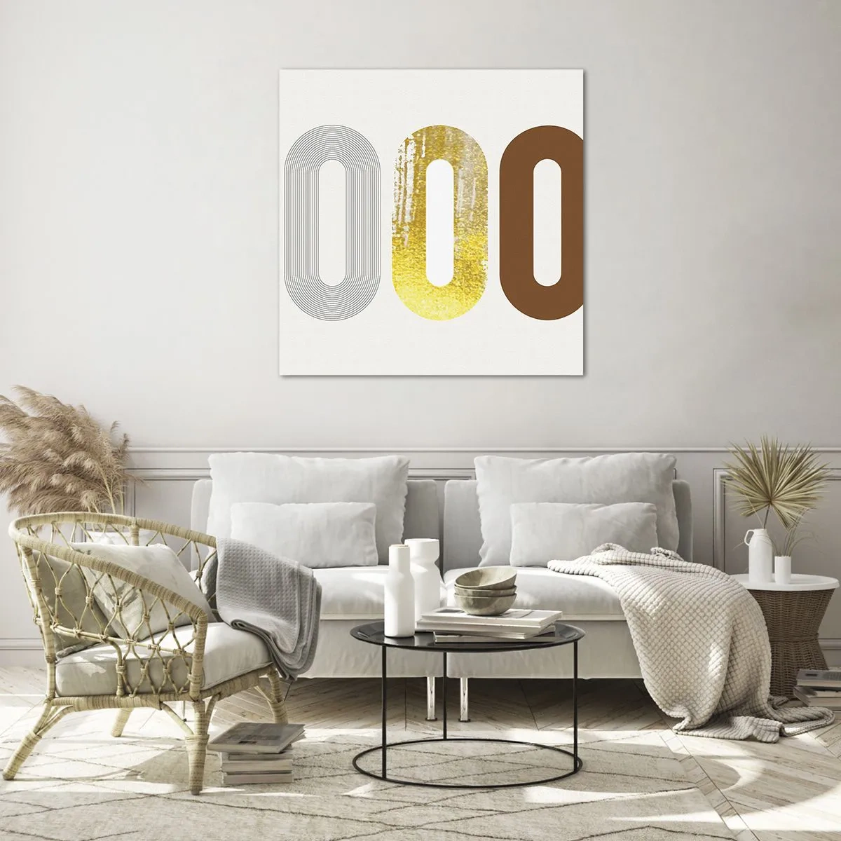 Tablou pe sticlă - Ooo! - 70x70 cm