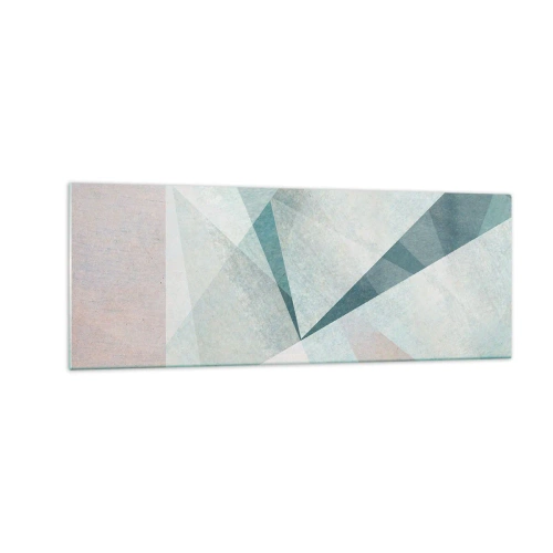 Tablou pe sticlă - Calm și totuși dinamic - 140x50 cm