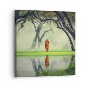 Tablou pe pânză - Pe drumul spre iluminare - 30x30 cm