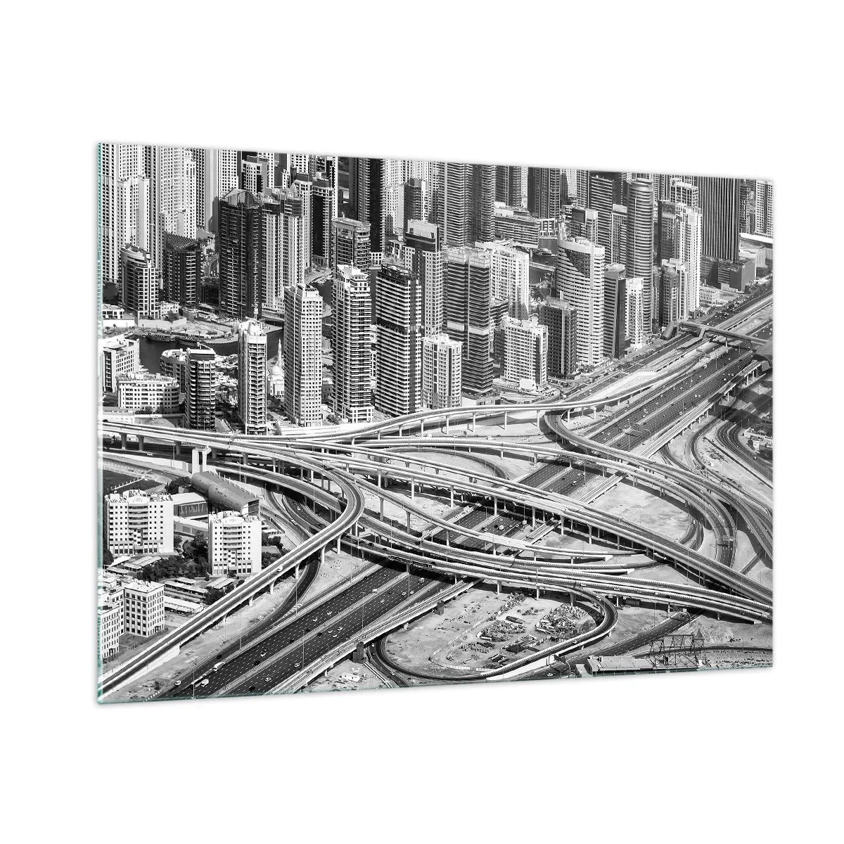 Tablou pe sticlă - Dubai - orașul imposibil - 100x70 cm