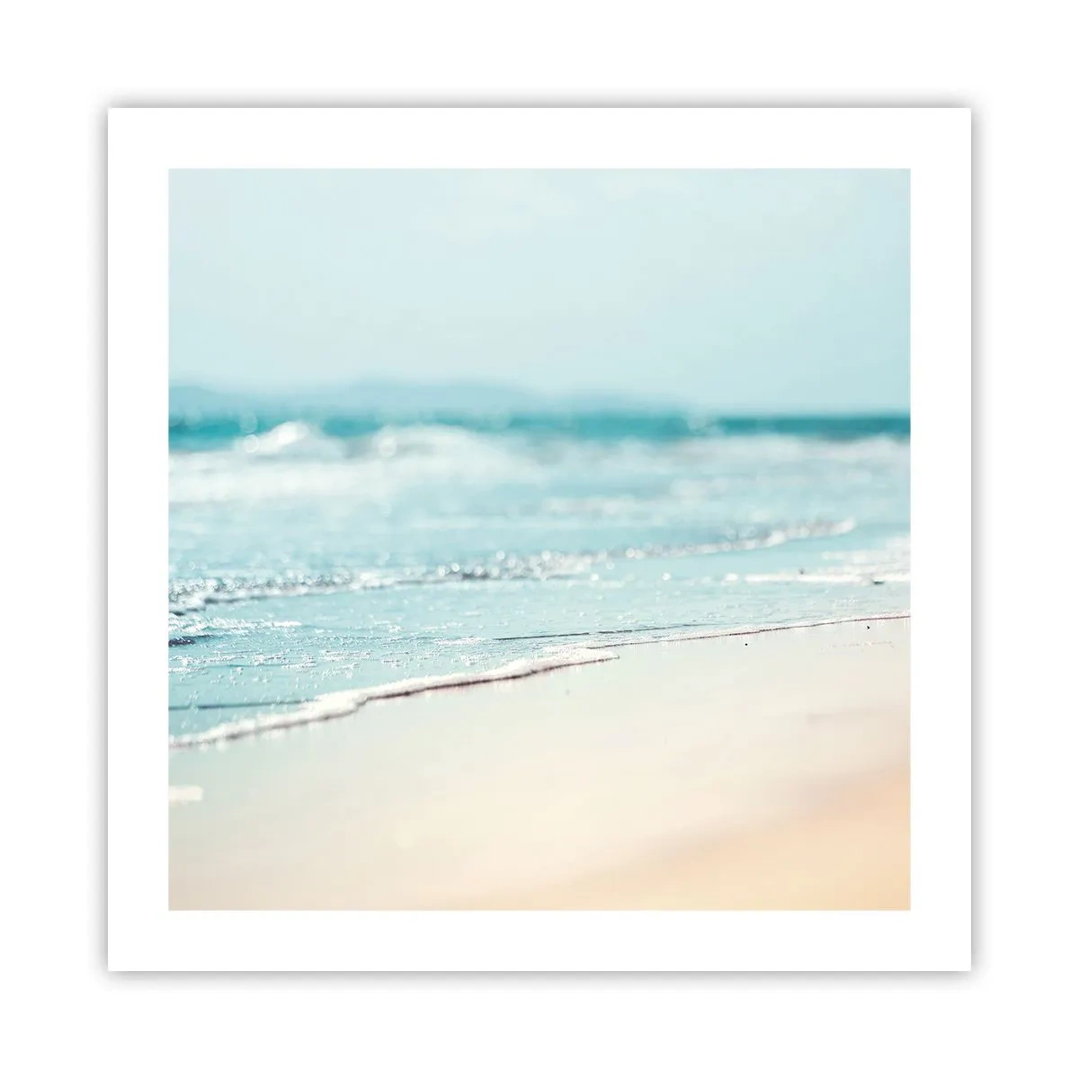 Poster - Căldură și zgomotul valurilor - 50x50 cm